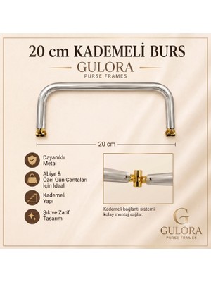 Gulora 20 cm Kademeli Burs