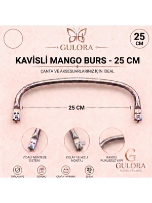 Gulora 25 cm Kavisli Mango Burs