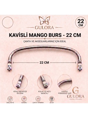 Gulora 22 cm Kavisli Mango Burs
