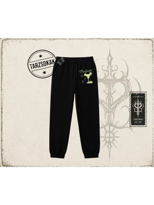 Tarzsokak Kadın Margarita Unisex Jogger Eşofman Altı Beyaz