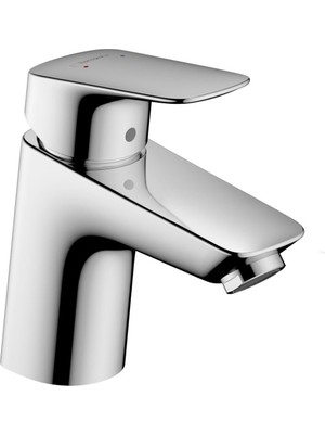 Hansgrohe Logis Modern Düşük Akışlı Su Tasarruflu 1 Kollu 1 12,7 cm Yükseklikte Banyo Lavabo Bataryası, Krom 71070001