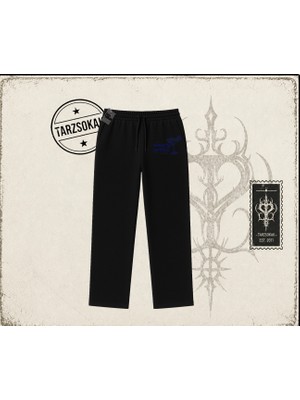 Tarzsokak Kadın Margarita Social Club Unisex Baggy Eşofman Altı Beyaz