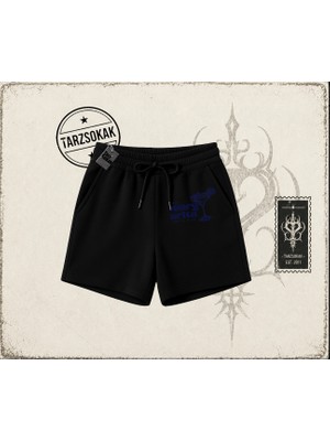 Tarzsokak Kadın Margarita Social Club Unisex Şort Beyaz