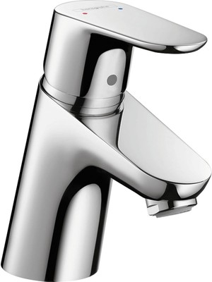 Hansgrohe Focus Modern Upgrade Easy Clean 1 12,7 cm Yüksekliğinde Krom Lavabo Armatürü, 04370000