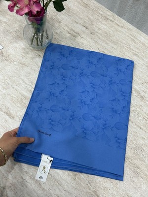 Harem Scarf Gold Derin Şal Mavi
