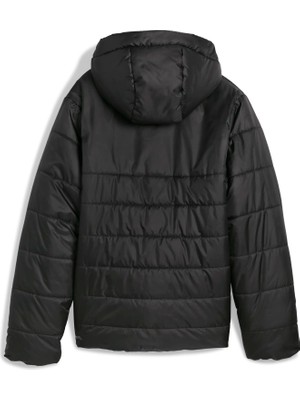 Puma Unisex Siyah Puma Ess Hooded Padded Jacket Siyah Unisex Mont