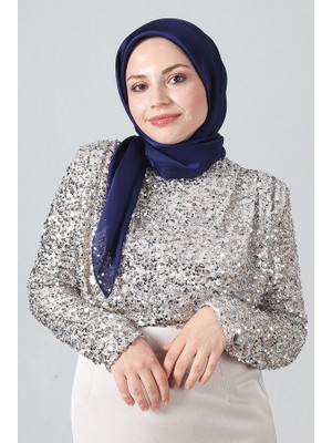 Harem Scarf Como Saten Eşarp V-4