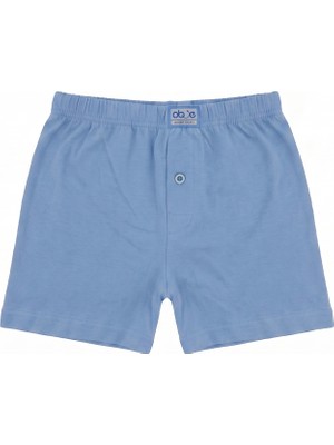 Obje Erkek Çocuk Mavi Penye Boxer