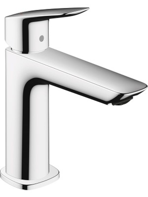 Hansgrohe Logis Fine Modern 1 Kulplu 1 Delikli 7 Inç Uzun Banyo Lavabo Bataryası Krom, 71253001
