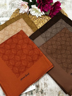 Harem Scarf Gold Sahra Eşarp Kiremit