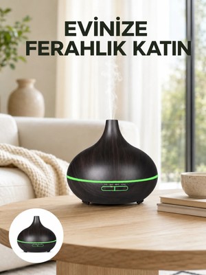 Astraltech 7 Renk Işıklı Ultrasonik Hava Difüzörü – Sessiz ve Güvenli Kullanım Yeni Nesil