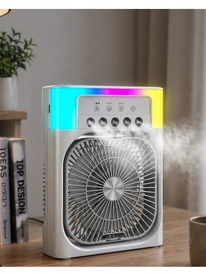 Astraltech Masaüstü Klima Fan USB Girişli Su Hazneli Sessiz Soğutucu