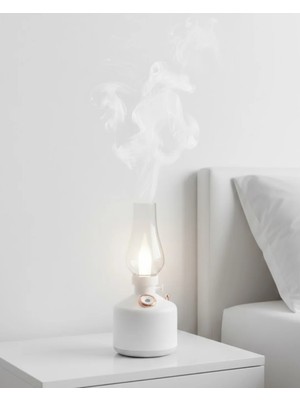 Astraltech Retro Gaz Lambası Tasarımlı USB Şarjlı Aroma Difüzörü 280 ml Nano Mist Nemlendirici