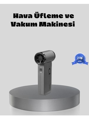 Astraltech Şarjlı 130000 Rpm Hava Üflemeli ve Vakumlu Araç Ev Temizlik Makinesi