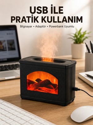 Astraltech Aromaterapi Difüzör Ultrasonik Sessiz Nemlendirici USB Destekli
