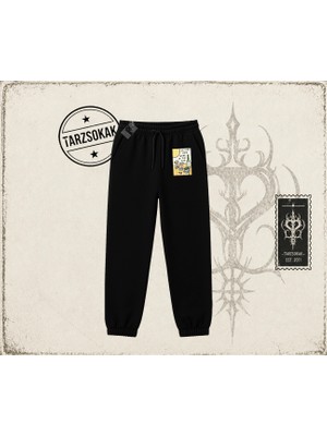 Tarzsokak Kadın Olives And Wine Unisex Jogger Eşofman Altı Beyaz