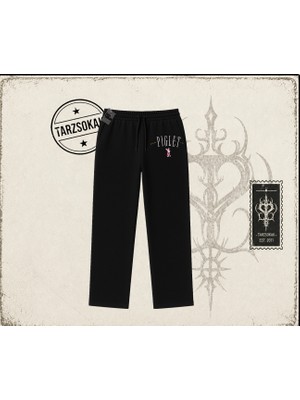 Tarzsokak Kadın Piglet Since 1966 Unisex Baggy Eşofman Altı Beyaz