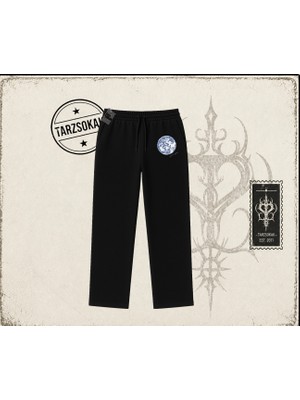 Tarzsokak Kadın Party Queen Unisex Baggy Eşofman Altı Beyaz