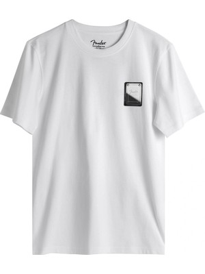 Fender® Guitar Plate T-Shirt - Beyaz