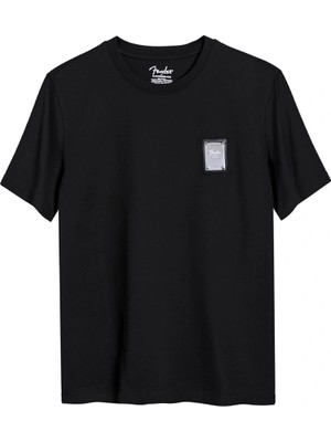 Fender® Guitar Plate T-Shirt - Siyah