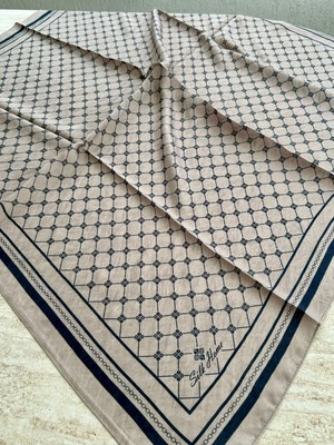 Silk Home Olinda Eşarp Bej-Siyah