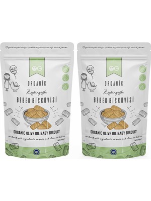 OG natural 2'li Organik Bebek Bisküvisi 2x300 gr 6 Ay