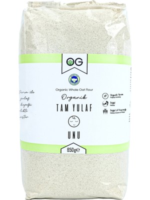 OG natural Organik Tam Yulaf Unu 650 Gr