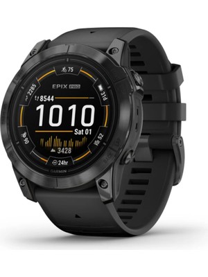 Garmin 010-02804-21 Epix Pro (G2), 51, Glass, Sltgry Ss, Blk, Emea/aus/nz/afr/sa Akıllı Saat