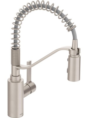 Moen 5926SRS Genta Lx Tek Kolu Yüksek Ark Pulldown Mutfak Bataryası, Spot Dirençli Paslanmaz
