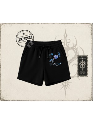 Tarzsokak Kadın Sea Elements Unisex Şort Beyaz