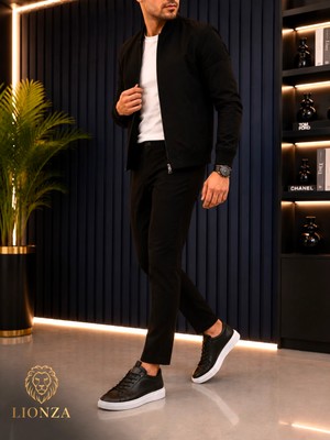 Lionza Iç Dış Hakiki Deri Lastik Bağcıklı Şık Ortopedik Ayakkabı