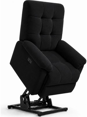 Smarto Relax Porto Liftli Çift Motorlu Elektrikli Ayağa Kalkma Destekli Polyester Hasta ve Baba TV Koltuğu