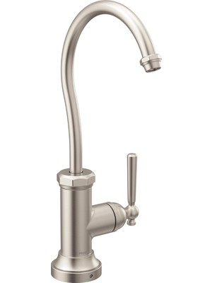 Moen Spot Resist Paslanmaz Paterson Sip Endüstriyel Soğuk Su Mutfak Içecek Musluk Isteğe Bağlı Filtrasyon Sistemi Ile, S5540SRS