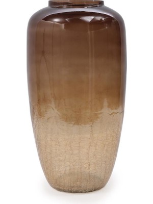 Vitale Flow Kapiçino Cam Vazo 20X38CM