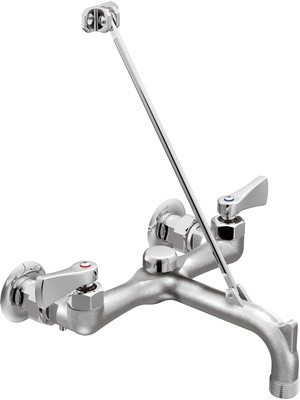 Moen 8230 Ticari M-Dura Vakum Kesicili Iki Saplı Servis Lavabo Bataryası, Sert Krom