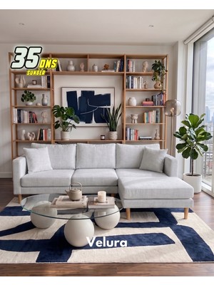 Velura Home & Living Armin Akıllı Köşe Koltuk Takımı & Modern Modüler Yataklı Köşe Takımı & Salon Takımı & Oturma Grubu