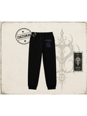 Tarzsokak Unisex Baking Unisex Jogger Eşofman Altı Beyaz