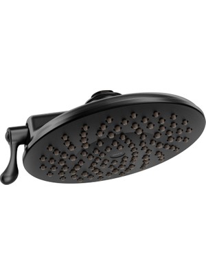 Moen S6320BL Duş Acc-Premium Iki Işlevli 8 "çap Püskürtme Başlığı Yağmur Duşu, Mat Siyah