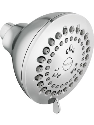 Moen Adler Chrome 3,5 Inç 4 Fonksiyonlu Duş Başlığı, Çeşitli Yüksek Basınç Seçenekleri, Basınç Artırıcı Duş Başlığı, 23026