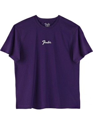 Fender® Snow White Loose Mor T-Shirt - Purple