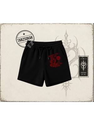 Tarzsokak Unisex Born To Read Unisex Şort Beyaz
