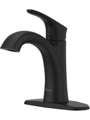 Pfisterer Pfister LG42WR0B Weller Tek Saplı Banyo Bataryası, Mat Siyah