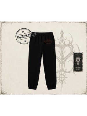 Tarzsokak Unisex Cherie Unisex Jogger Eşofman Altı Beyaz