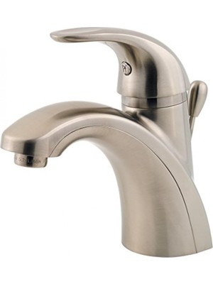 Pfisterer Pfister LF-042-PRKK LF042PRKK Parisa Tek Kontrol 10,16 cm Ortadan Set Fırçalanmış Nikel Banyo Musluğu,