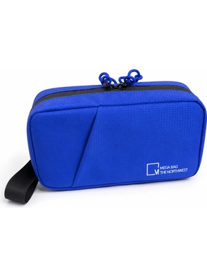 Mega Çanta M 1037  Mega Bag Polyester Seyahat Tıraş/ Makyaj Çantası,  Organizatör Mavi