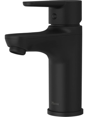 Pfisterer Pfister Pfirst Modern Tek Saplı Banyo Musluğu Mat Siyah Itme ve Mühür Tahliyesi LG142060B