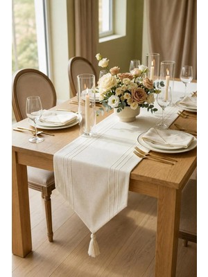 Bella Home Runner/ Masa Örtüsü - Tek Parça - 35 cm x 140 cm