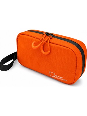 Mega Çanta M 1037  Mega Bag Polyester Seyahat Tıraş/ Makyaj Çantası,  Organizatör Turuncu