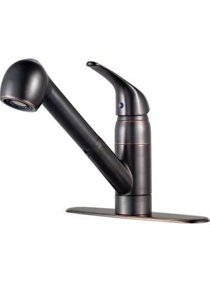 Pfisterer Pfister G13310YY Pfirst Serisi 1 Saplı Çekilebilir Mutfak Musluğu Toskana Bronz, Su Verimli Model