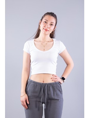 Mckanzie 6696 (N-2370) V Yaka Crop Kaşkorse Body
